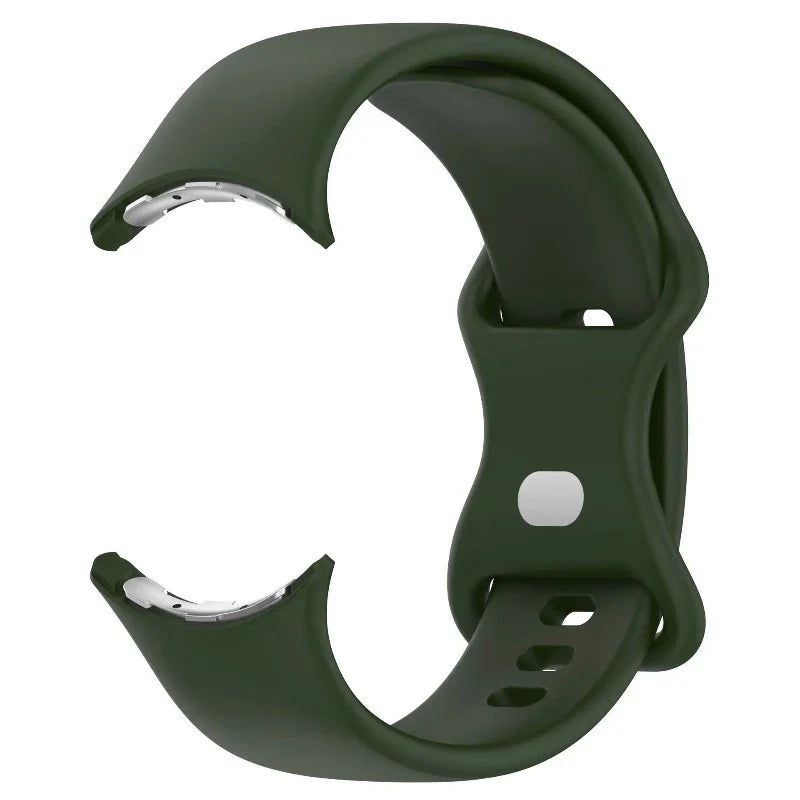 Pulsera de Silicona para Smartwatch Google Pixel Watch 1 & 2 verde militar