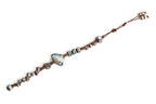 Pulsera Trenzada con Concha Azul