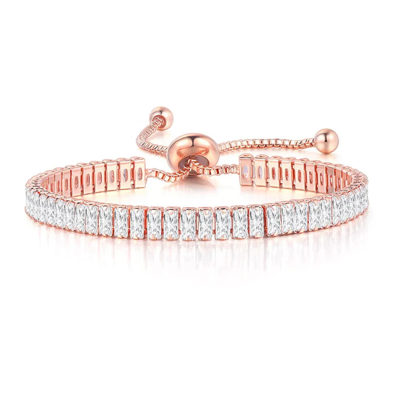 Pulsera con piedra de nacimiento de circonia de color