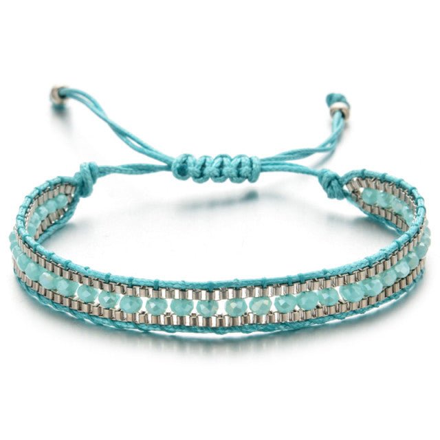 Pulsera Étnica Chic turquesa