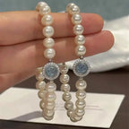 Elegante Pulsera de Cadena con Perlas