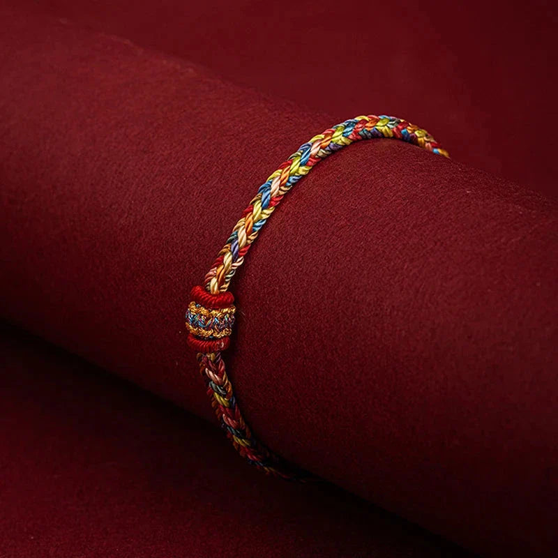 Pulsera Gourmette Multicolor Budista Tibetana