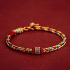 Pulsera Gourmette Multicolor Budista Tibetana