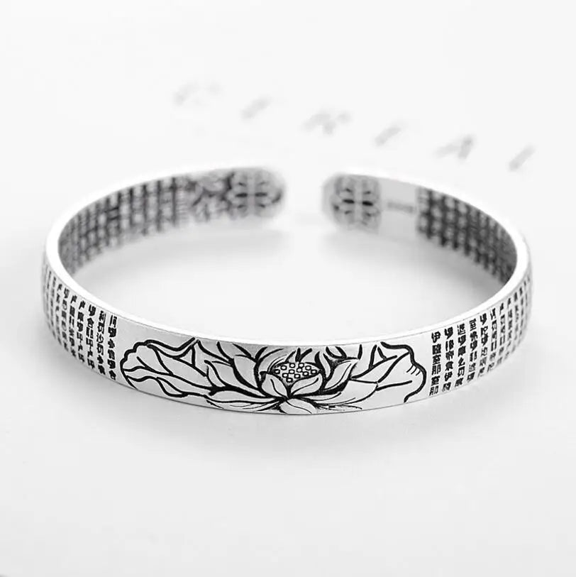 Pulsera Flor de Loto Budista para Mujer