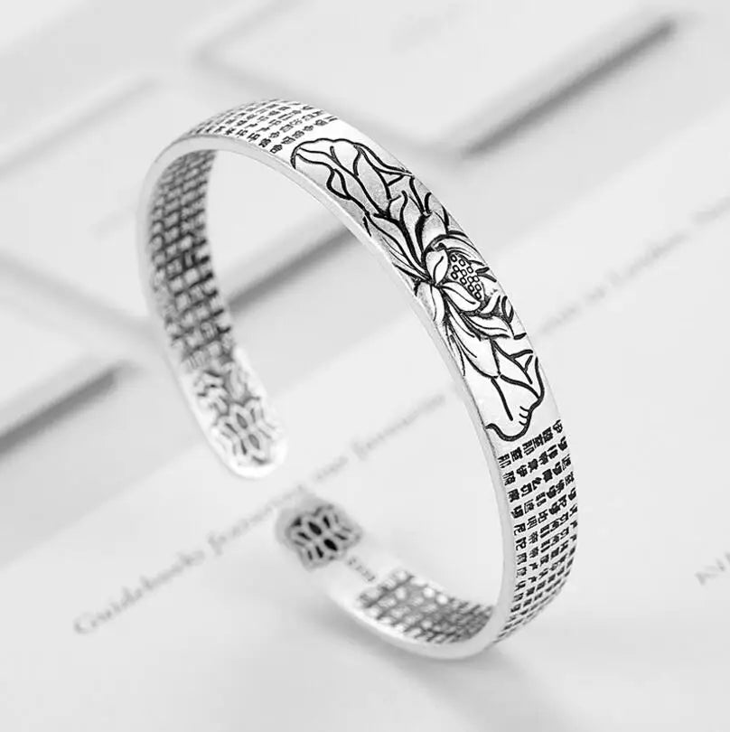 Pulsera Flor de Loto Budista para Mujer