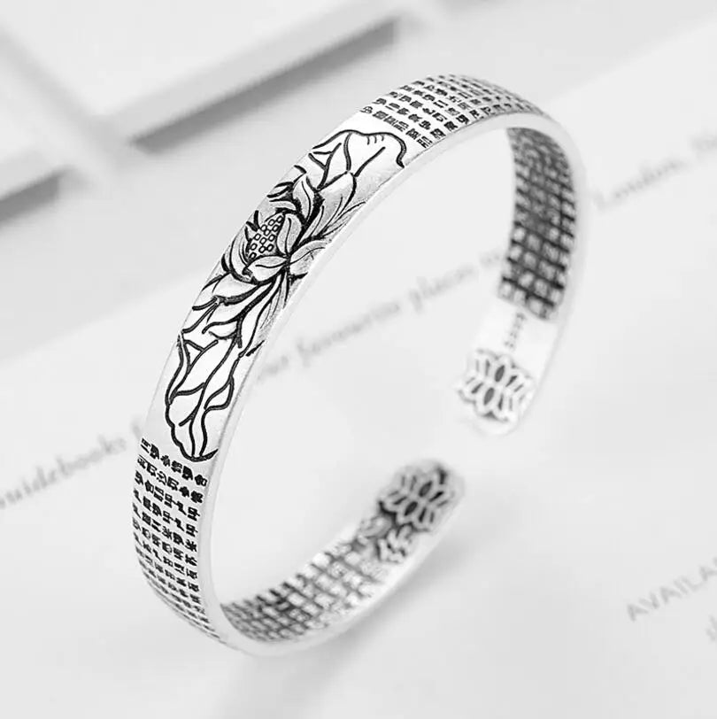 Pulsera Flor de Loto Budista para Mujer