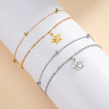 Pulsera Flor de Loto Mujer Esclava oro