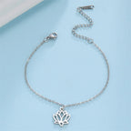 Pulsera Fina Flor de Loto