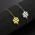Pulsera Copo de Nieve oro