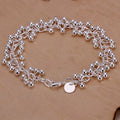 Pulsera Gourmette con Perlas