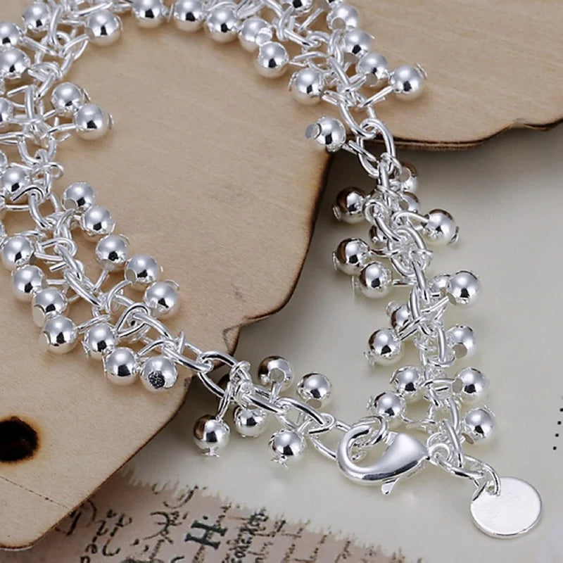 Pulsera Gourmette con Perlas