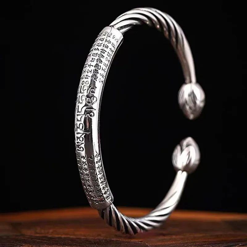 Pulsera Gourmette Budista Flor de Loto