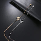 Pulsera Gourmette Gato Corazón
