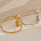 Pulsera Gourmette de Encanto Gota de Agua oro