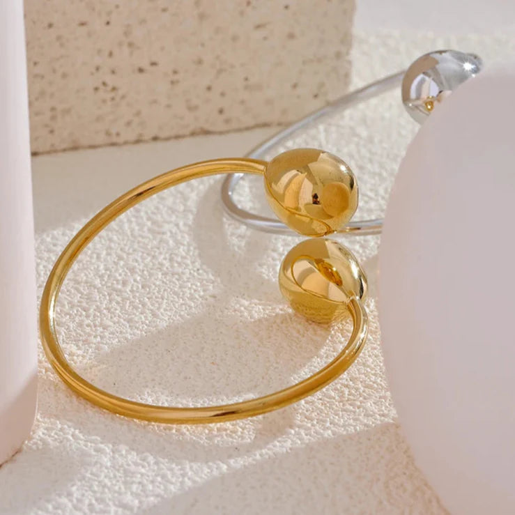 Pulsera Gourmette de Encanto Gota de Agua oro