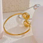 Pulsera Gourmette de Encanto Gota de Agua oro