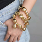 Pulsera Gourmette Elástica Gota de Agua