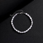 Pulsera de Perlas Gourmette para Mujer u Hombre