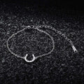 Pulsera / Pulsera de Herradura Zapato de la Suerte plata