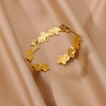 Pulsera Gourmette Flores de 5 Pétalos