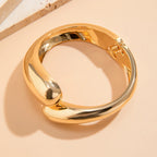 Pulsera Gourmette Gota de Agua oro