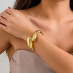 Pulsera Gourmette Gota de Agua oro