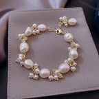 Pulsera Gourmet de Estilo Barroco en Perlas