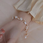 Pulsera Gourmet de Estilo Barroco en Perlas