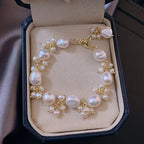 Pulsera Gourmet de Estilo Barroco en Perlas