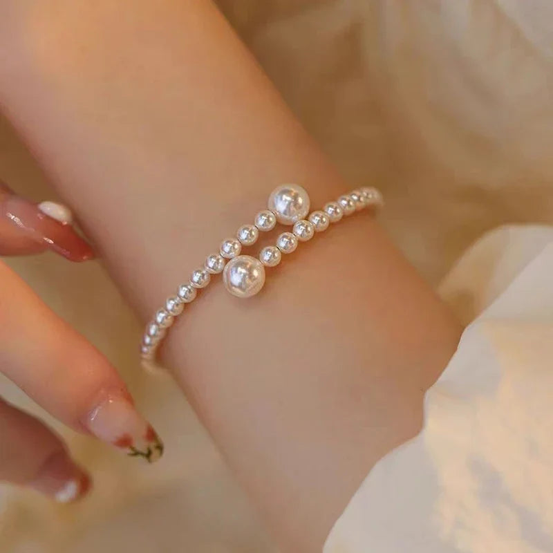 Pulsera de Identificación para Mujer en Perlas