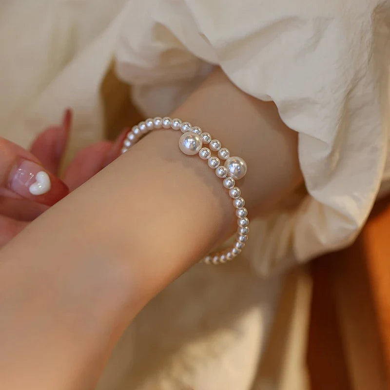 Pulsera de Identificación para Mujer en Perlas