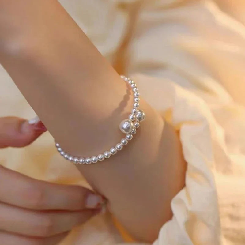 Pulsera de Identificación para Mujer en Perlas