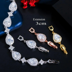 Pulsera Gota de Agua en Zirconio