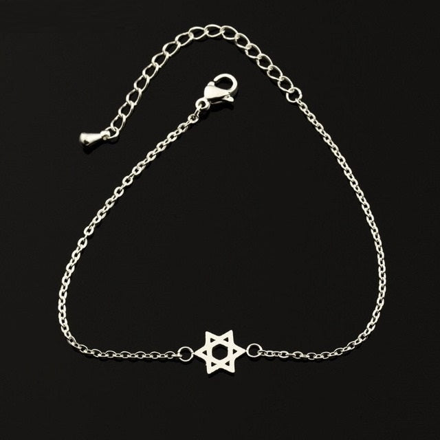 Pulsera Hexagrama Estrella de David Judaísmo