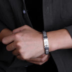 Pulsera de identificación para hombre budista tibetano