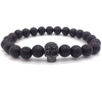 Pulsera Calavera Hombre Perlas