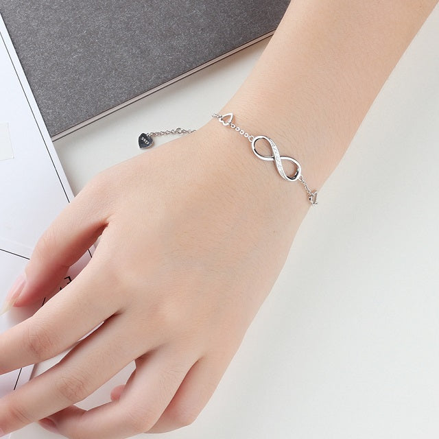 Pulsera Infinito Plata