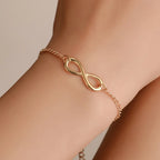 Pulsera Infinito Discreto oro