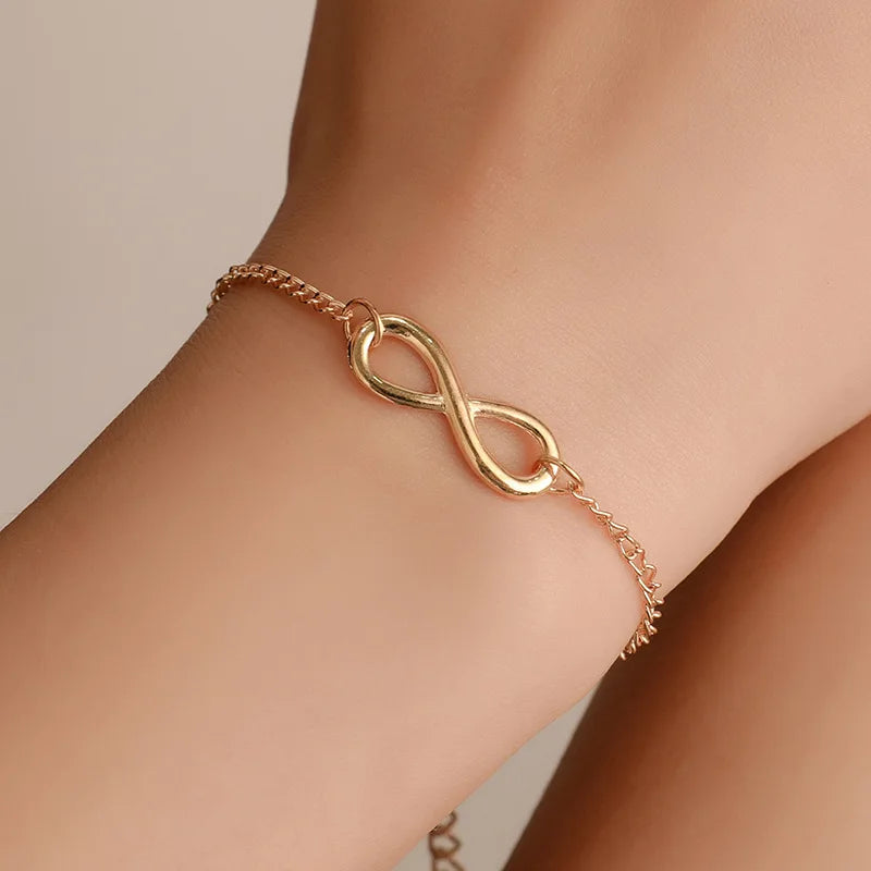 Pulsera Infinito Discreto oro