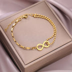 Pulsera Infinito Oro o Plata oro