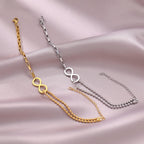 Pulsera Infinito Oro o Plata