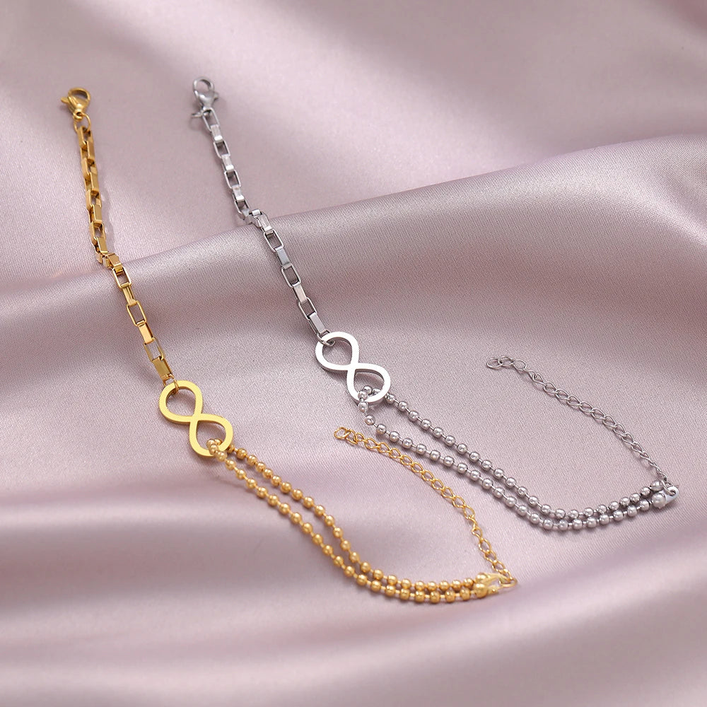 Pulsera Infinito Oro o Plata