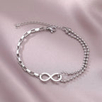 Pulsera Infinito Oro o Plata plata