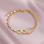 Pulsera Infinito Oro o Plata oro
