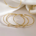 Bracelet initiale minimaliste - lettre