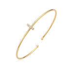 Bracelet initiale minimaliste - lettre