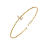 Bracelet initiale minimaliste - lettre