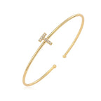 Bracelet initiale minimaliste - lettre