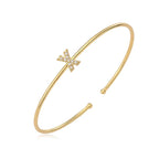 Bracelet initiale minimaliste - lettre