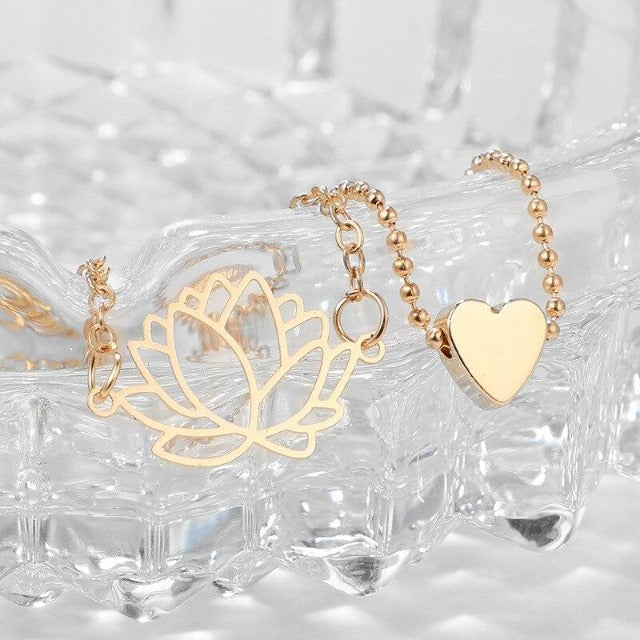 Pulsera Flor de Loto para Mujer